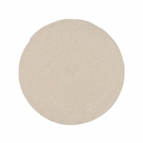 Tapijt Wit Beige 90 x 90 x 0,2 cm 1