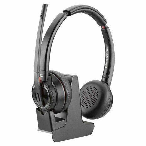 Hoofdtelefoon met microfoon Poly SAVI W8220/A Zwart 3