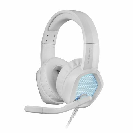 Gaming Headset met microfoon Mars Gaming MH320W LED RGB Stereo Grijs 1