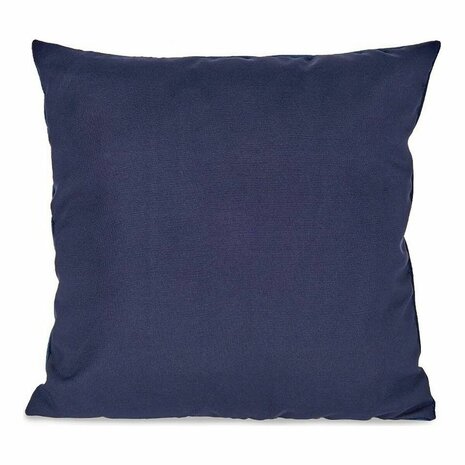 Kussen Fluweel Blauw Polyester (45 x 13 x 45 cm) 4
