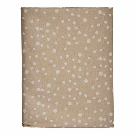 Tafelkleed Jacquard Schoonheidsvlekjes Beige (140 x 180 cm) 1