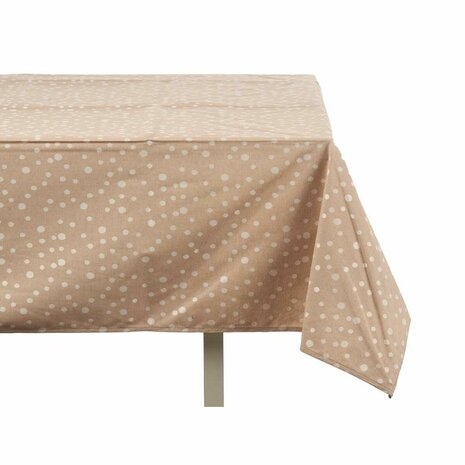 Tafelkleed Jacquard Schoonheidsvlekjes Beige (140 x 180 cm) 2