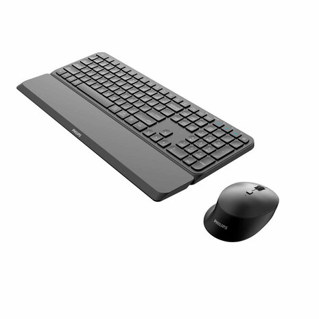 Toetsenbord en muis Philips SPT6607B/16 Zwart 1