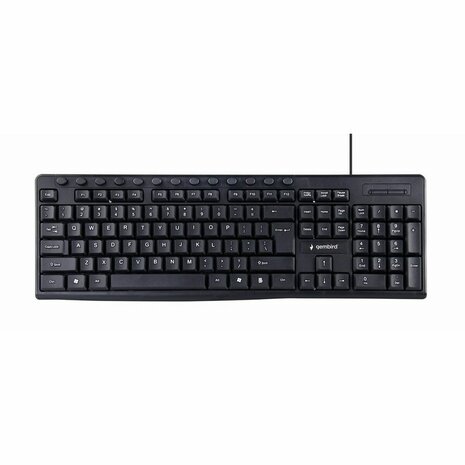 Toetsenbord GEMBIRD KB-UM-107 Qwerty US Zwart 2