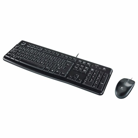 Toetsenbord Logitech LGT-MK120-US Zwart Nederlands QWERTY 4