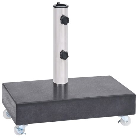 Parasolvoet 45x25x8 cm graniet zwart 1
