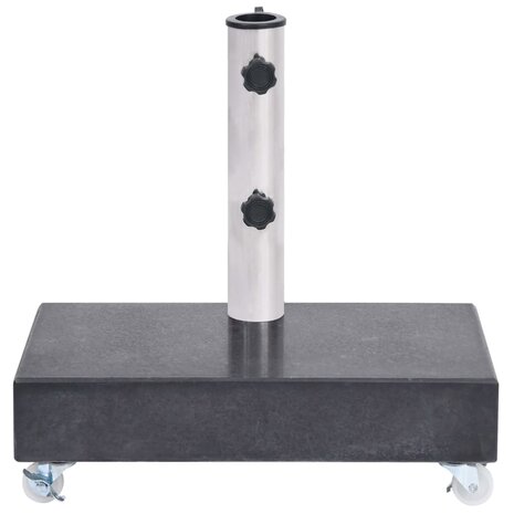 Parasolvoet 45x25x8 cm graniet zwart 2