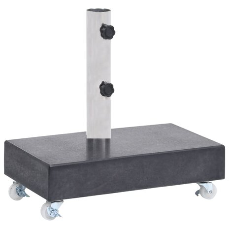 Parasolvoet 45x25x8 cm graniet zwart 4