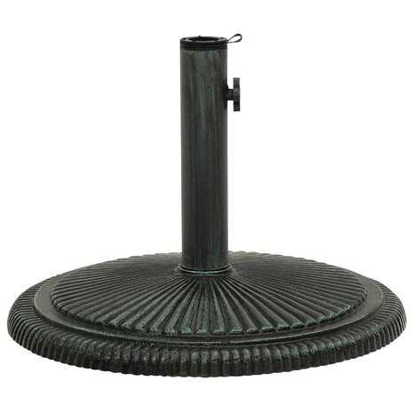 Parasolvoet 45x45x30 cm gietijzer groen 1