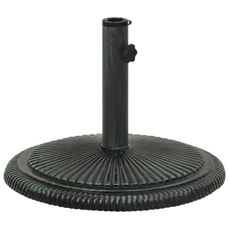 Parasolvoet 45x45x30 cm gietijzer groen 2