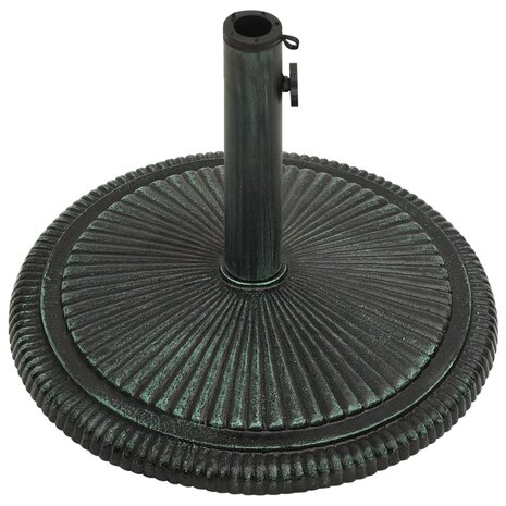 Parasolvoet 45x45x30 cm gietijzer groen 3