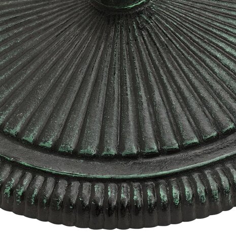 Parasolvoet 45x45x30 cm gietijzer groen 4