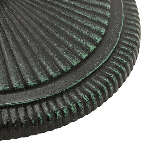 Parasolvoet 45x45x30 cm gietijzer groen 5