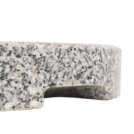 Parasolvoet rond 20 kg graniet 8