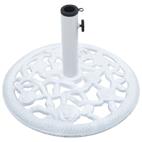 Parasolvoet 12 kg 48 cm gietijzer wit 3