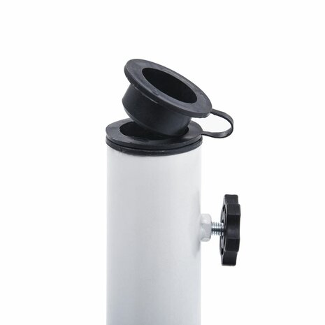 Parasolvoet 12 kg 48 cm gietijzer wit 6