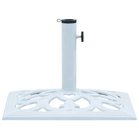 Parasolvoet 12 kg 49 cm gietijzer wit 2