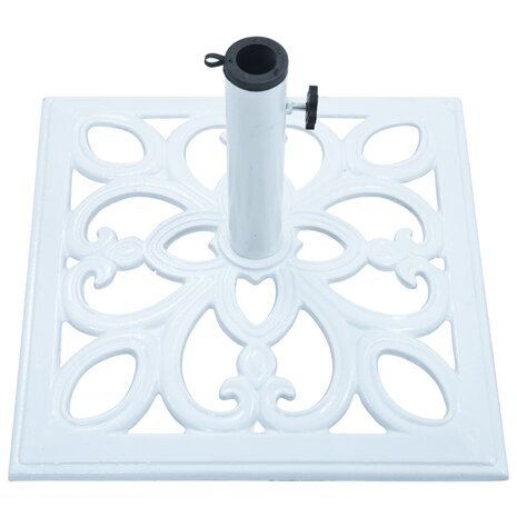 Parasolvoet 12 kg 49 cm gietijzer wit 4