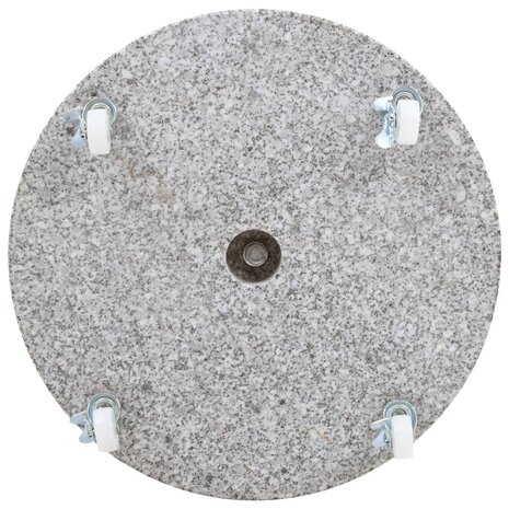 Parasolvoet rond 30 kg graniet grijs 3