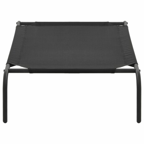 Hondenbed verhoogd S textileen zwart 3
