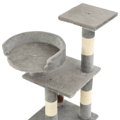 Kattenkrabpaal met sisal krabpalen 65 cm grijs  4