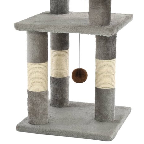 Kattenkrabpaal met sisal krabpalen 65 cm grijs  5