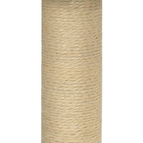 Kattenmeubel met sisal krabpaal 74 cm donkergrijs 7