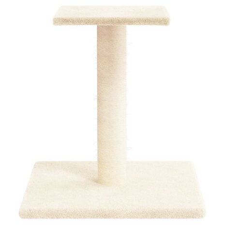 Krabpaal met platform 38 cm crèmekleurig 3
