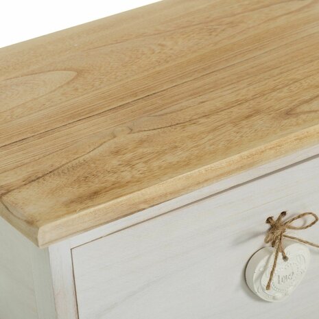 Ladekast SWEET HEART Crème Natuurlijk 40 x 29 x 58 cm 2