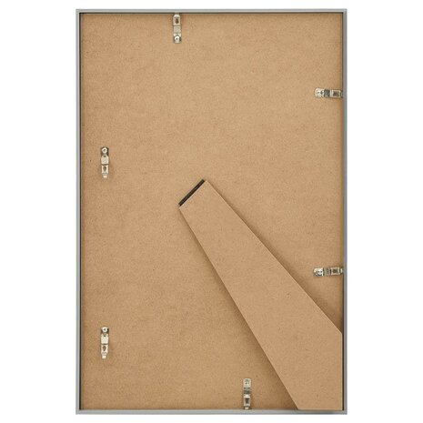 Fotolijsten 3 st voor tafel 21x29,7cm MDF zilverkleurig 6