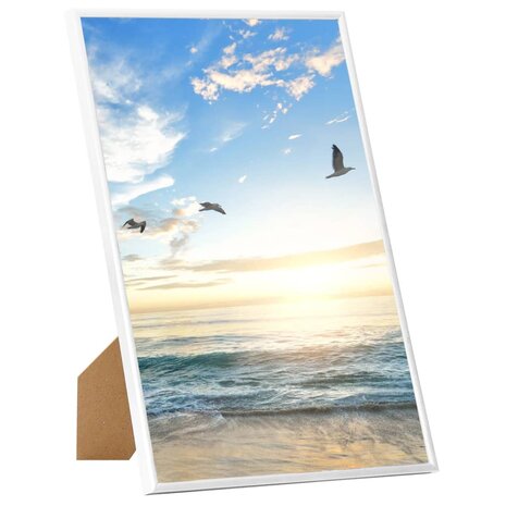 Fotolijsten 3 st voor tafel 15x21 cm MDF wit 2