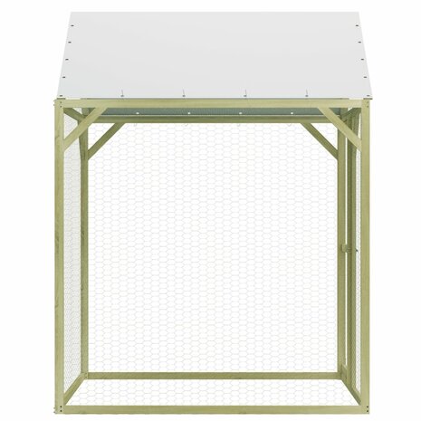 Kippenhok 1,5x1,5x2 m geïmpregneerd grenenhout 3