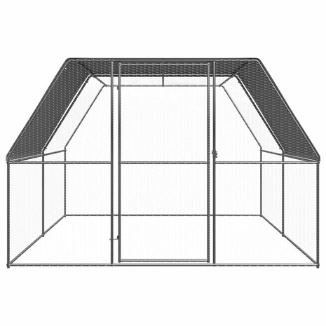 Kippenhok 3x4x2 m gegalvaniseerd staal 2