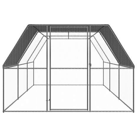 Kippenhok 3x6x2 m gegalvaniseerd staal 2