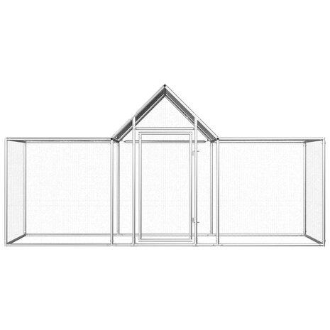 Kippenren 3x1x1,5 m gegalvaniseerd staal 2