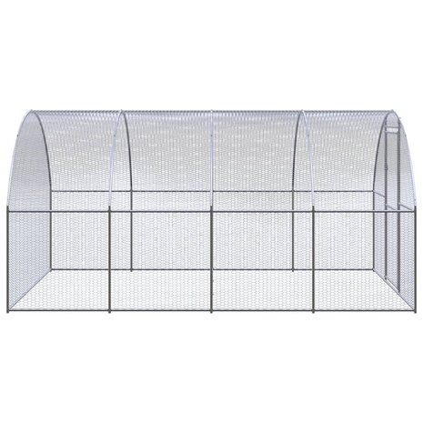Kippenren 3x4x2 m gegalvaniseerd staal 3