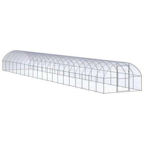 Kippenren 3x20x2 m gegalvaniseerd staal 1
