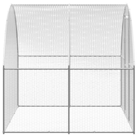 Kippenren 3x4x2 m gegalvaniseerd staal 8
