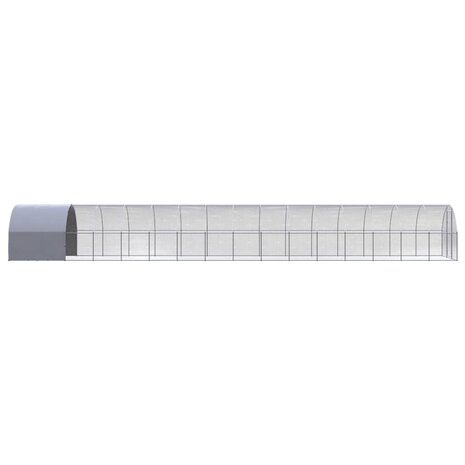 Kippenren 3x16x2 m gegalvaniseerd staal 4