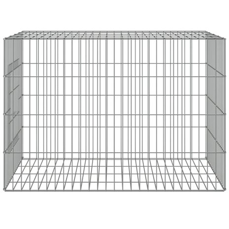 Konijnenkooi 78x54x54 cm gegalvaniseerd ijzer 3