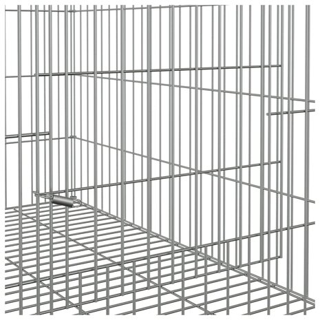 Konijnenkooi 78x54x54 cm gegalvaniseerd ijzer 6