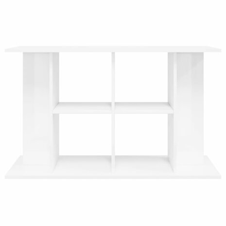 Aquariumstandaard 100x40x60 cm bewerkt hout hoogglans wit 4