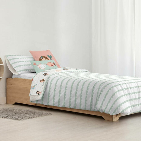 Dekbedovertrek Kids&Cotton Guildo Munt 155 x 220 cm 3