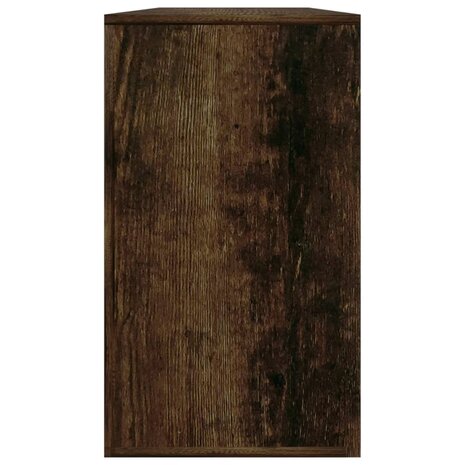 Schoenenbank 80x24x45 cm bewerkt hout gerookt eiken 7