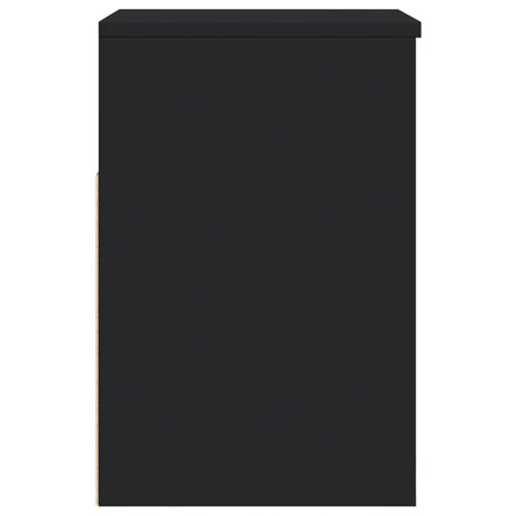 Schoenenbank 60x30x45 cm bewerkt hout zwart 6