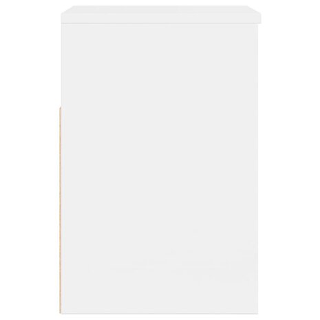 Schoenenbank 60x30x45 cm bewerkt hout hoogglans wit 6