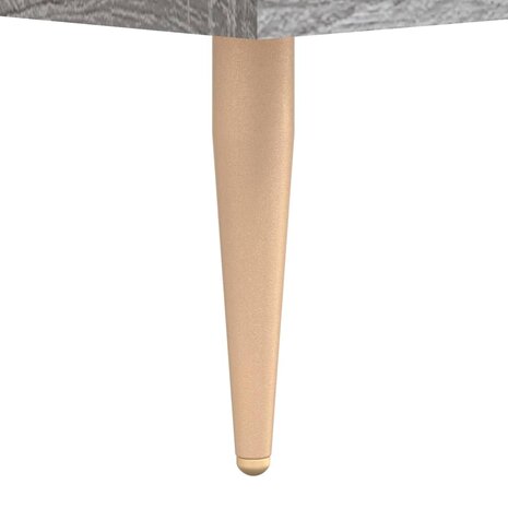 Schoenenbank 102x35x55 cm bewerkt hout grijs sonoma eikenkleur 9