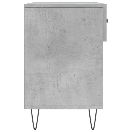 Schoenenbank 102x35x55 cm bewerkt hout betongrijs 7