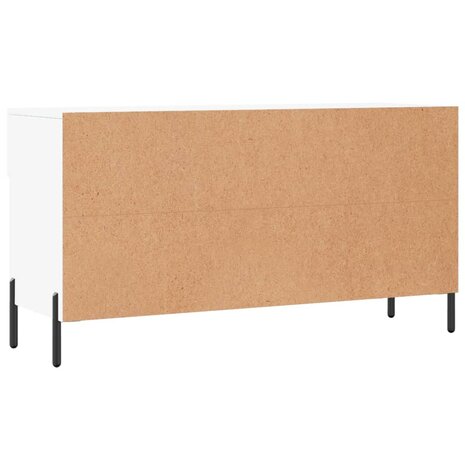 Schoenenbank 102x35x55 cm bewerkt hout wit 8