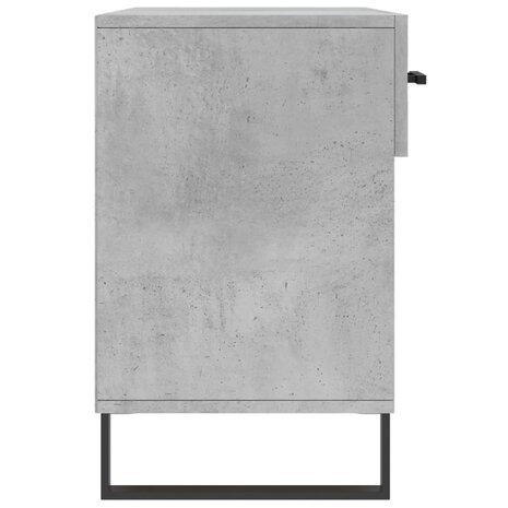 Schoenenbank 102x35x55 cm bewerkt hout betongrijs 7